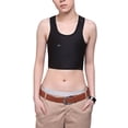 thumbnail image 1 of EIMELI Womens Tank Style Sports Bra Slim Flat Compression Bust Top Solid Color Sleeveless Tank Top, 1 of 6