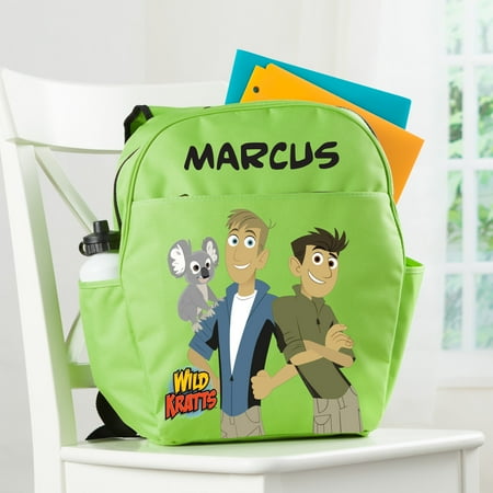 Personalized Wild Kratts Koala and Kratt Brothers Green Youth Backpack