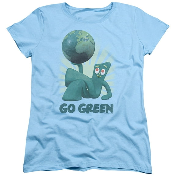 Gumby - Go Green - Women's Short Sleeve Shirt - Small