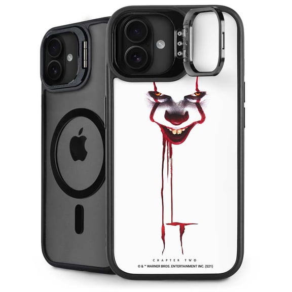 Skinit Warner Bros IT Volume 2 Pennywise Bloody iPhone 16 Kickstand Case