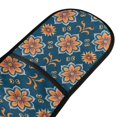 thumbnail image 2 of Dailycode Double Sided Oven Mitt with Loop Heat Resistant Kitchen Long Potholders 7" x 35" Arabesque Floral Flowers, 2 of 6
