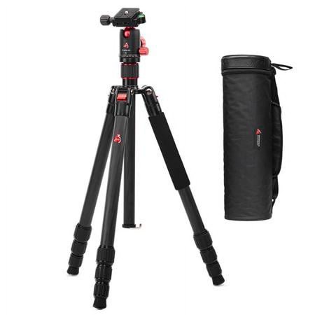 UPC: 0192223193239 | TREK Series 4-Section Carbon Fiber Travel Tripod/Monopod and Arca Type Ball Head