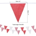 thumbnail image 2 of Banderín a Cuadros Rojos y Blancos Uxcell, 36 PCS Banderas Triangulares para Decoración de Cumpleaños y Bodas al Aire Libre, 2 of 6