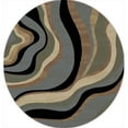 thumbnail image 1 of Infinity Home 547050 Tapis Rond Barclay Nirvana Waves 5 Pi. 3 Po. Multi/bleu, 1 of 2