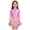Pink, variant on Kids Girls Sequin Dance Performance Outfit Cheer Uniform Rave Party Festival Clothes Crop Top with Bubble Skirt Pink 8