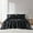 Black, variant on Bed In A Bag, Satin Luxury Sheet Set Twin, Champagne Cotton Bedding Set,Polyester Bed Sheet Set, Household Supplies & Décor Bedding Bedding Sets