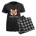 thumbnail image 5 of CafePress - Shibafacewords Women's Dark Pajamas - Women's Short Sleeve Print T-Shirt and Pants Dark Cotton Pajama Set, 5 of 7
