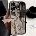 thumbnail image 3 of Black Style Gradient Watercolor Phone Case For iPhone 15 13 14 11 12 Pro Max 7 8 Plus XS Max XR Shockproof Silicone Back Cover, 3 of 5