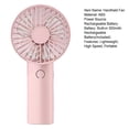 thumbnail image 6 of 3 Speed Handheld Fan Mini Handheld Fan with Phone Holder 3 Speed Usb Rechargeable Portable Outdoor Travel Fan Compact Lightweight Personal for Summer, 6 of 6