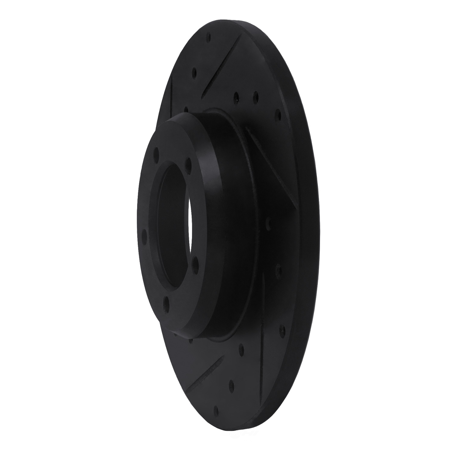 Dynamic Friction Company 633-76092L DFC Brake Rotor - Drilled And Slotted - Black