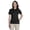 Black, variant on CORE365 Women's Performance Piqué Polo Shirts 100% Polyester Flat-Knit Collard Plain Tee Shirt (Black, XS)