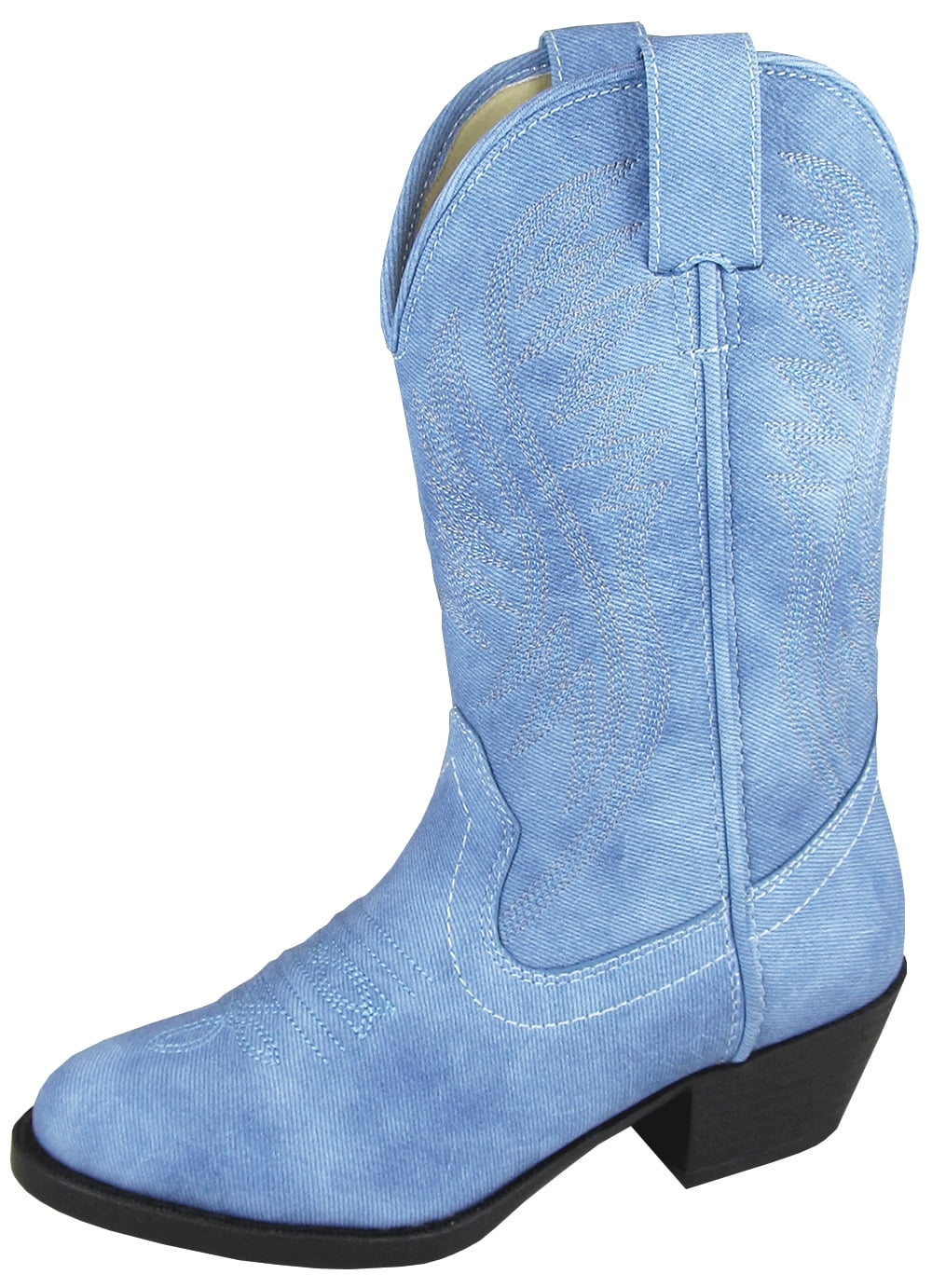 denim cowboy boots