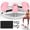 Pink, variant on Lateral Stepper for Home Workout - Rocking Stepper Machine with Resistance Bands & Anti-Slip Mat, LCD Monitor, Compact Fitness Equipment for Small Spaces