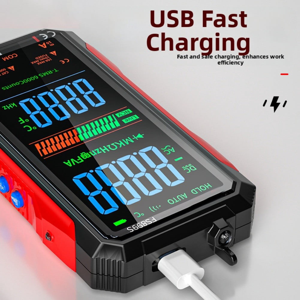 FS899S Digital Multimeter for Rechargeable for RMS - Voltage Current Capacitance