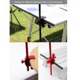 thumbnail image 2 of Poste De Lámpara Plegable Para Exteriores, Soporte De Lámpara De Aleación De Aluminio Ultraligero, Soporte De Luz Plegable Para Acampar, Pescar, Picnic Advancent HA036087-00, 2 of 6