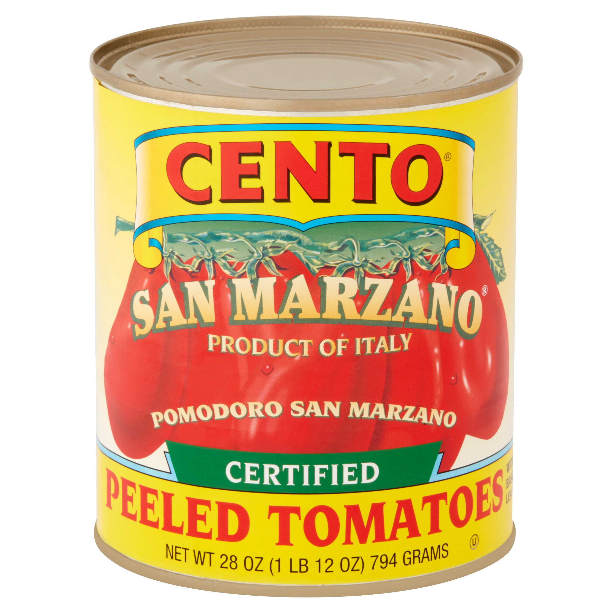 Cento San Marzano Peeled Tomatoes, 28 Oz - Walmart.com - Walmart.com