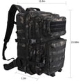thumbnail image 2 of Molle Tactical Backpack, Military Tactical Design, Scratch Resistant Backpack, Burden Reduction Design, Durability for Outdoor Activities, 45L Capacity Backpack, Comfort, 2 of 6