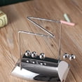 thumbnail image 6 of HATISS Z Newton Cradle Pendulum Ball Physics Science Pendulum Steel Balance Table Decor, 6 of 8