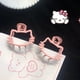 thumbnail image 2 of Sanrio-horquilla de Hello Kitty de Anime, KTM de dibujos animados con dulce vestido de niña en el lado del flequillo, horquilla de tiburón, Clip para la cabeza, 2 of 4