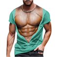 thumbnail image 2 of Birdeem T-Shirt à Manches Courtes pour Homme, Mode, Imprimé Homme Musclé, Mode, Entraînement Physique, Col Rond, 2 of 12