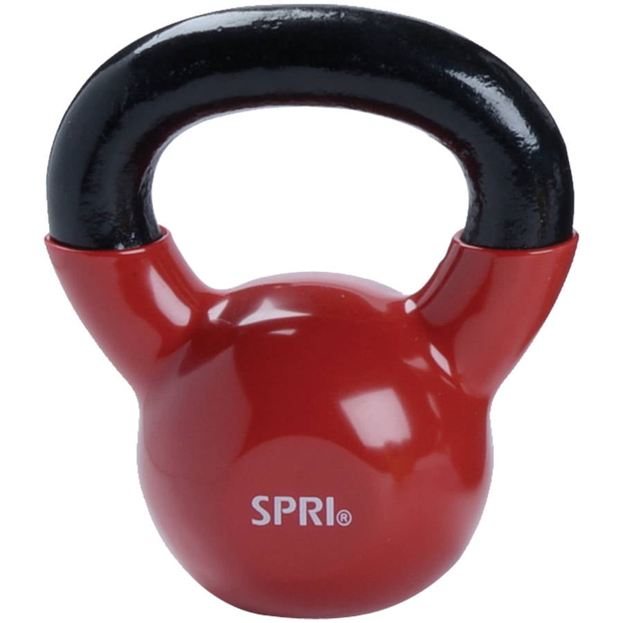 SPRI Deluxe Vinyl Kettlebell, 10 lbs, Single
