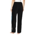 thumbnail image 3 of Daiia Clear Sky Blue Cat Women's Sleep Pant with Pockets and Drawstring,Pajama Pants-Large, 3 of 9