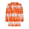 thumbnail image 5 of MEICHEN Tie Dye Long Sleeve Shirts for Women V Neck Pullover Tops Loose Tees Top Summer Fashion Clothing for Women, 5 of 5