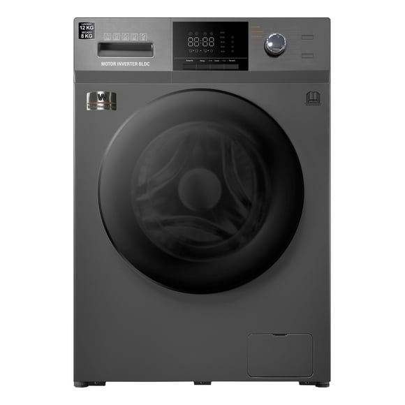 Lavasecadora White-Westinghouse 12 Kgs / 8 Kgs  Gris Acero VCM WWCFL14303AWDSS