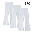 thumbnail image 1 of Pantalones largos, pantalones acampanados para niñas, pantalones de cintura alta, pantalones largos deportivos de otoño para niñas de talla mediana, pantalones para niñas, 1 of 9