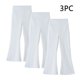 thumbnail image 1 of Cowsor 3PC Girls Flare Leggings Kids Bell Bottoms High Waisted Bootcut Yoga Dance Flared Pants, 1 of 7