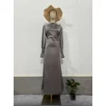 thumbnail image 3 of Vestidos largos estilo Arabia Saudita para mujer 2024 nuevos vestidos de noche musulmanes de manga larga azules abaya, 3 of 5