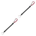thumbnail image 3 of kurtrusly 2pcs Carabiner Anti -Lost Rope sub -Plier Control Fish Buckle Rope Strong Pull Lanyard 6 Color red 2Set, 3 of 6
