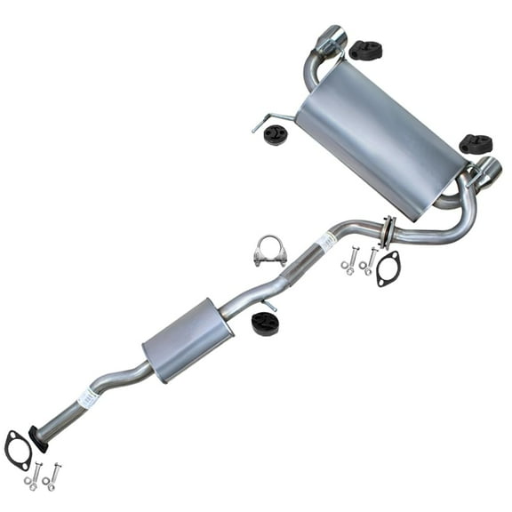 Stainless Steel Exhaust System Kit with Hangers and Bolts Compatible With 2003-2007 Infiniti G35 Coupe 3.5L