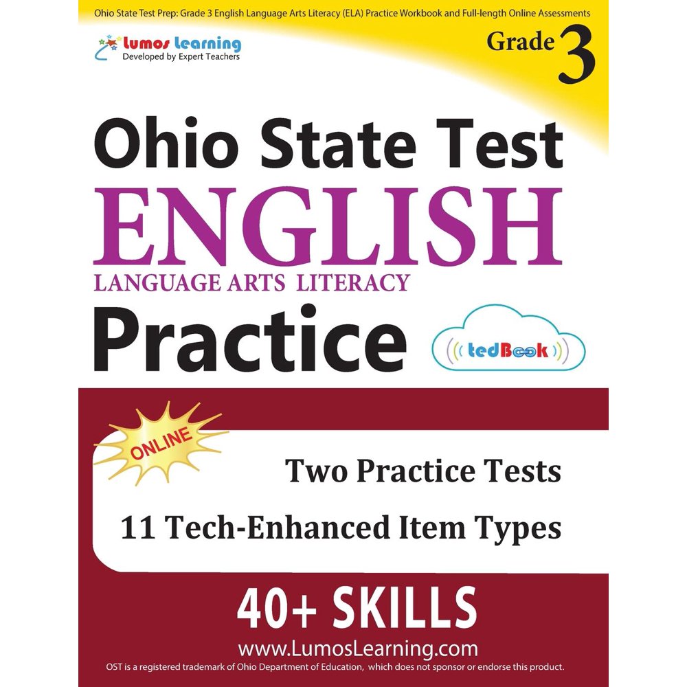Ohio State Test Prep: Grade 3 English Language Arts Literacy (ELA