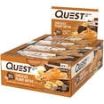 thumbnail image 4 of Quest Protein Bar, Chocolate Peanut Butter Flavored, 20g Protein, Gluten Free, 12 Count, 4 of 8