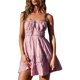 thumbnail image 1 of Minivestido de playa ForeMode Summer Bodycon para mujer, color malva, 1 of 6