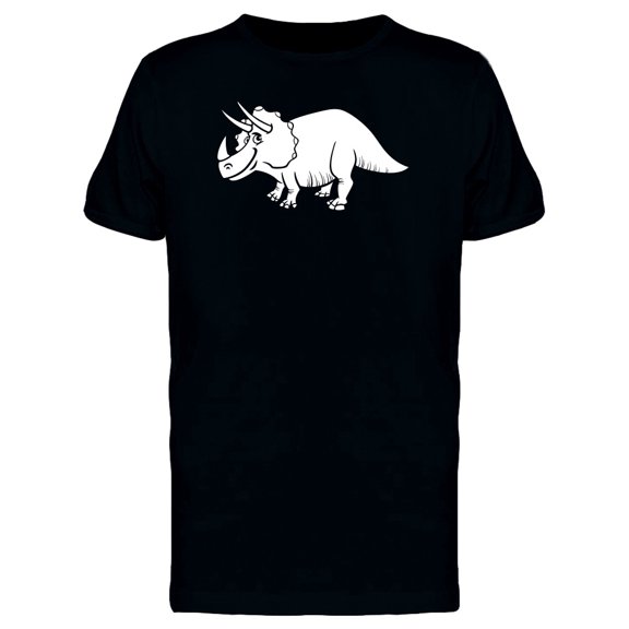 Triceratops Dinosaur Cartoon Tee Men's -Image by Shutterstock