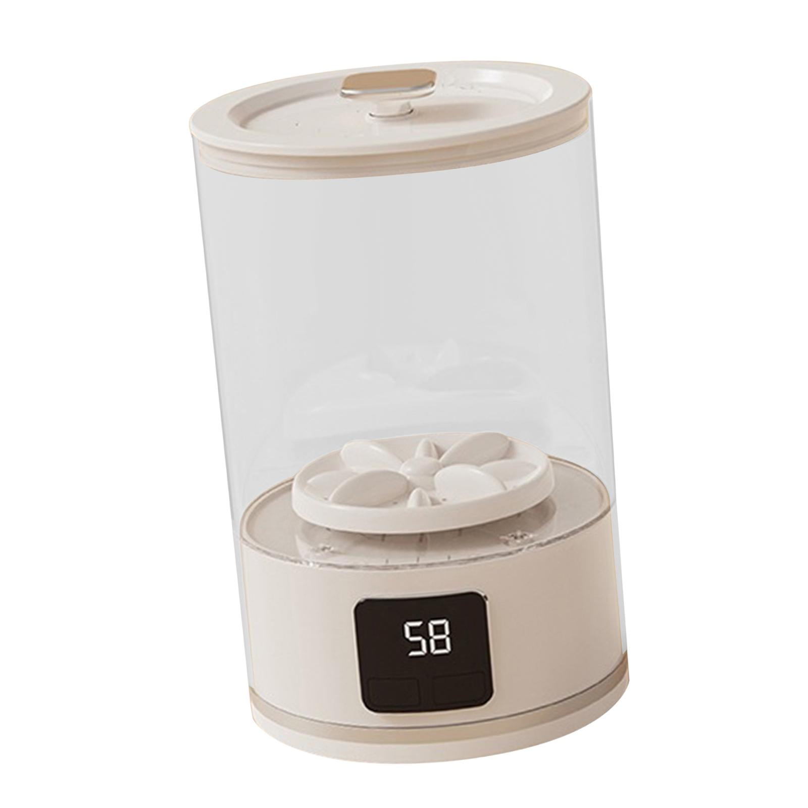 CarpNettore Portable Washing Machine Home Appliances LED Display Quiet Small Washing Machine white