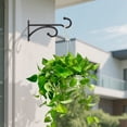 thumbnail image 3 of Plant Hangers Outdoor, Metal Plant Brackets for Hanging Baskets, Plant Wall Hooks for Bird Feeders, Wind Chimes & Lanterns, Premium Metal Hooks Matte Black, 15Lbs Capacity, 3 of 9