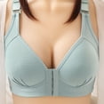 thumbnail image 3 of Bralettes for Women No Underwire Bra Feature V-Neck Push-up Bra Style W-253 Green 100, 3 of 3