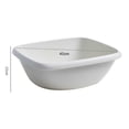 thumbnail image 5 of 26-27 Plastic Wash Basin, Cute Square Laundry Basin for Dorm Rooms, 5 of 5