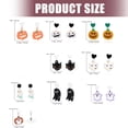 thumbnail image 3 of Misright Spooky Holiday Earrings Hypoallergenically Halloween Theme Ear Accessories, 3 of 9