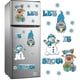 thumbnail image 5 of Adornos navideños, adornos navideños, regalos navideños, imán magnético navideño para refrigerador, muñeco de nieve, gnomo, decoración navideña, adhesivo magnético para puerta de garaje, imanes magnét, 5 of 7