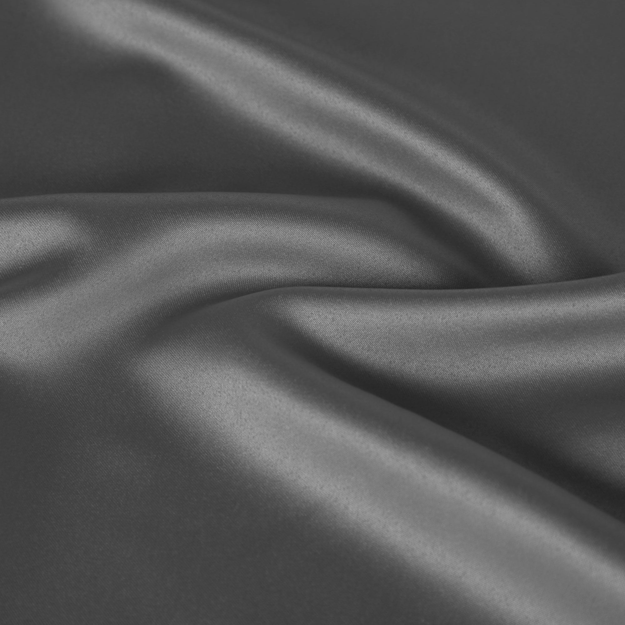 Unique Bargains 2-Pack Satin Pillow Shams Queen Size 20" x 30" Deep Grey