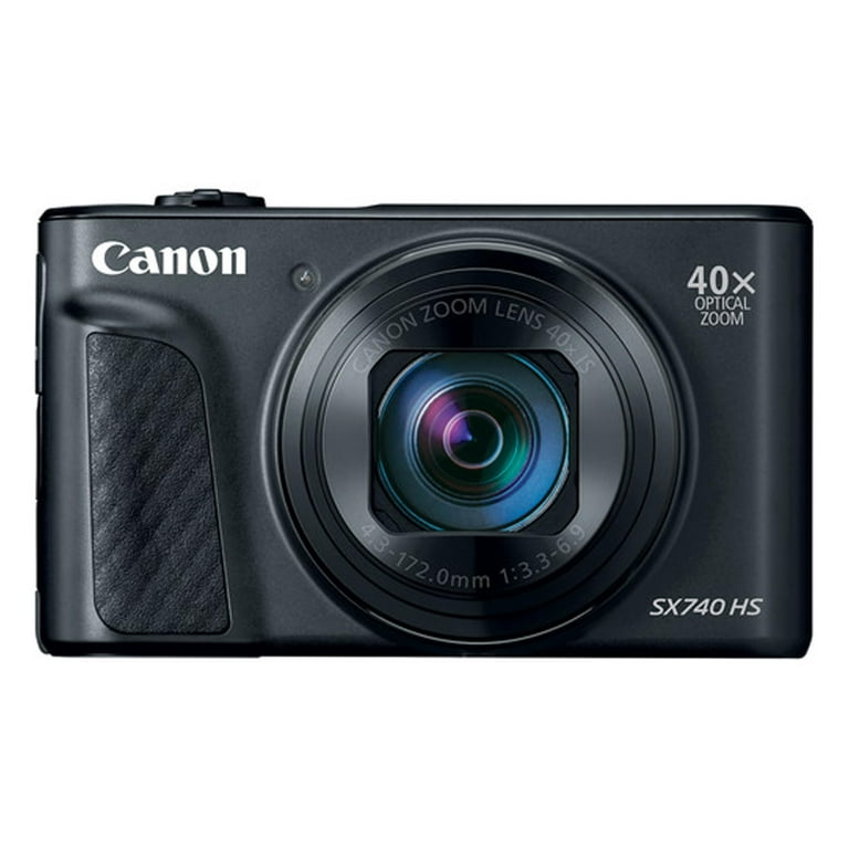 【新品】Canon PowerShot SX740 HS ブラックSDカード付き Canon Powershot SX740 HS Compact Camera Includes 64GB SD