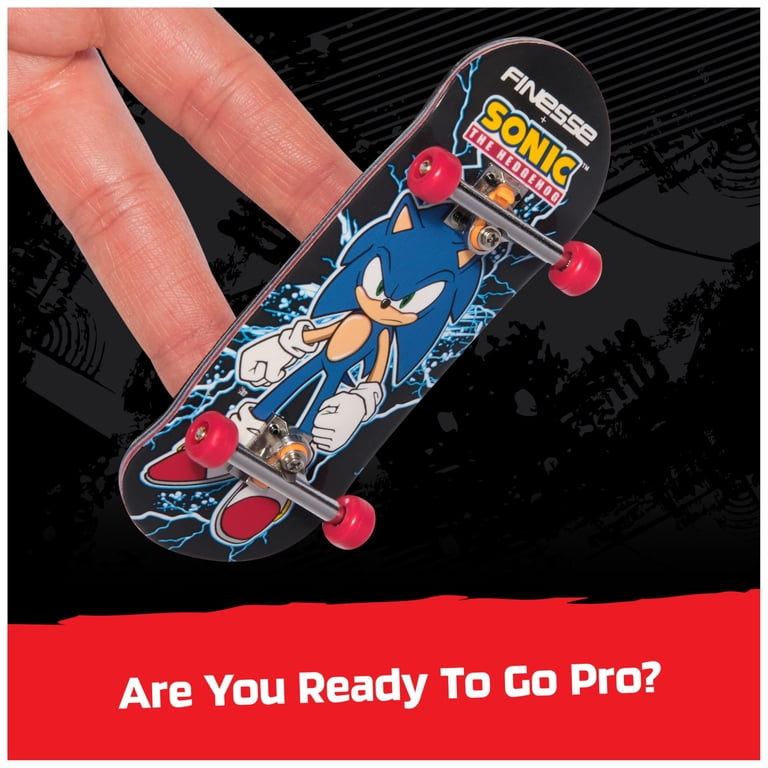 TECH DECK, Finesse X Sonic The Hedgehog Pro Series Finger Board