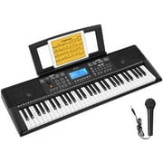 Donner DEK-610 61-Key Electronic Portable Keyboard Piano for Beginners
