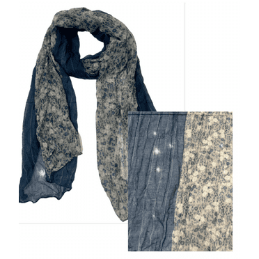 The Pioneer Woman Lightweight Crinkle Split Print Scarf