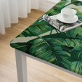 thumbnail image 5 of Acheng Green Leafy Pattern Square Tablecloth Washable for Home Kitchen Outdoor Decoration 100% Polyester Fiber 40*40, 5 of 8