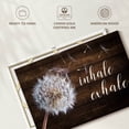 thumbnail image 6 of Elephant Stock Inhale Exhale Zen Vii Wall Art - Horizontal Canvas Wall Art - Living Room Wall Decor - Inspirational And Typography Canvas - Brown And Purple Decor - 51" x 34", 6 of 8